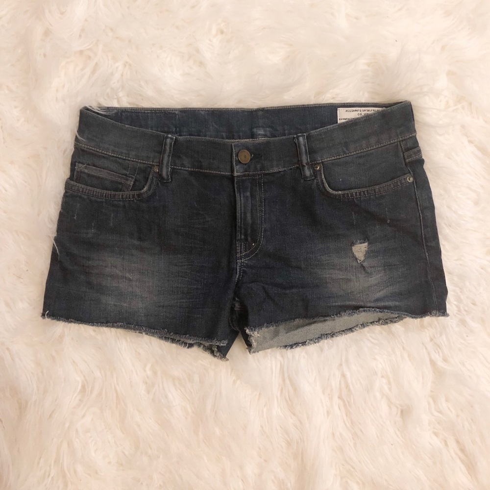 All Saints Spitalfields denim shorts!